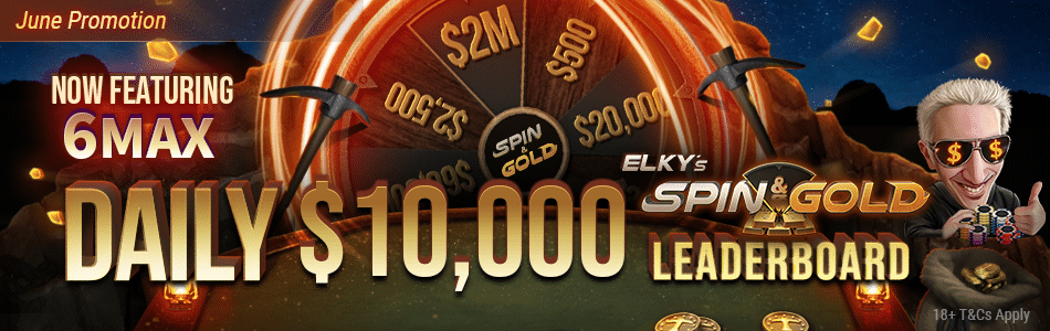 The "Spin & Gold Daily $10,000 Leaderboard" event in GGPoker